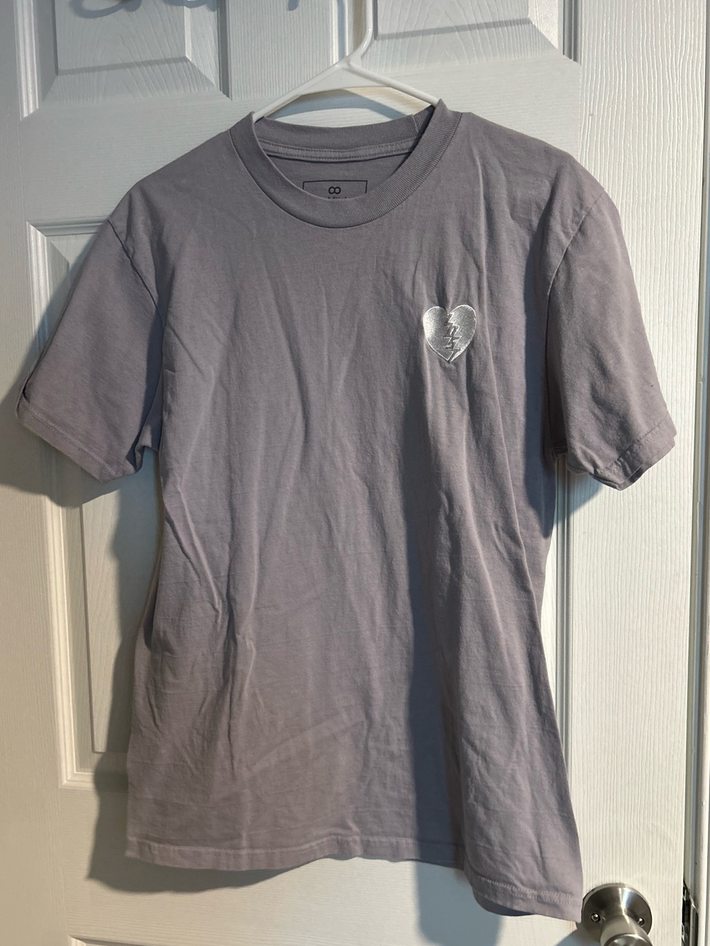 Broken Heart Muted Purple T-Shirt